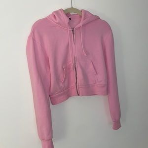 Brandy Melville Cropped Zip Up